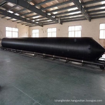 Marine rubber airbag for ship launching